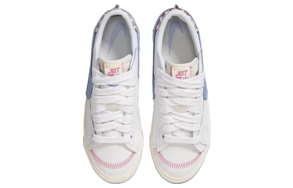 Кроссовки Nike Blazer Low Jumbo "Denim Swoosh" (Женская размерная сетка)
