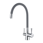 Смеситель Lemark Comfort LM3075C-Gray для кухни  с подключением к фильтру с питьевой водой