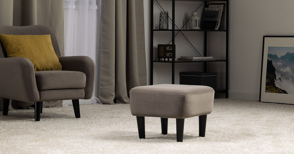 Дакота пуф (серо-коричневый)