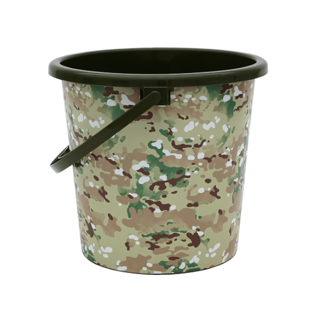 Ведро пластиковое 10л. "Камуфляж"