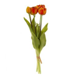 GAEM Цветы искусственные "Букет Тюльпанов" (Real Touch), L12 W12 H37 см