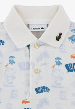 Lacoste BEACH CROC - Футболка-поло - Белый