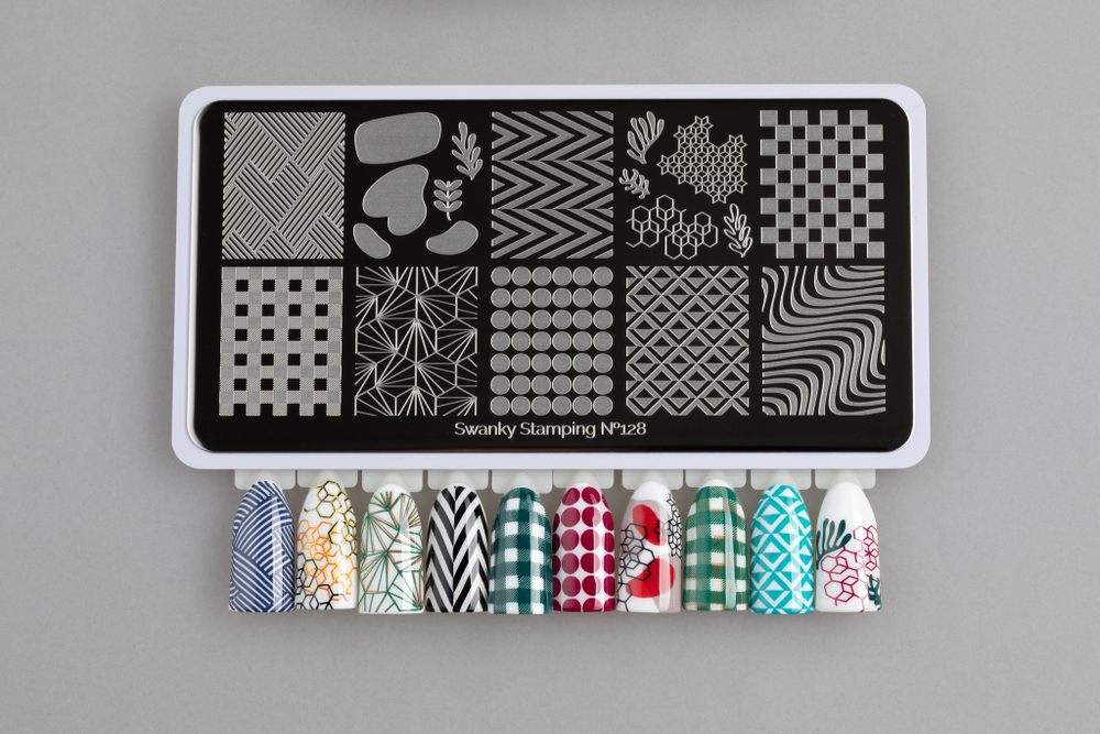 Swanky Stamping Пластина для стемпинга 128.