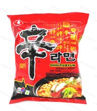 Лапша классическая острая Shin Ramyun Nongshim, Корея, 120 гр.