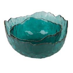 Салатник, набор 2шт. "Frost" (зеленый) d=24/19 см (транспортная упаковка)