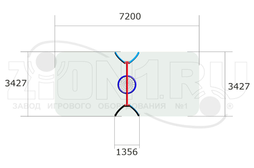 Детские качели «Восход 3»
