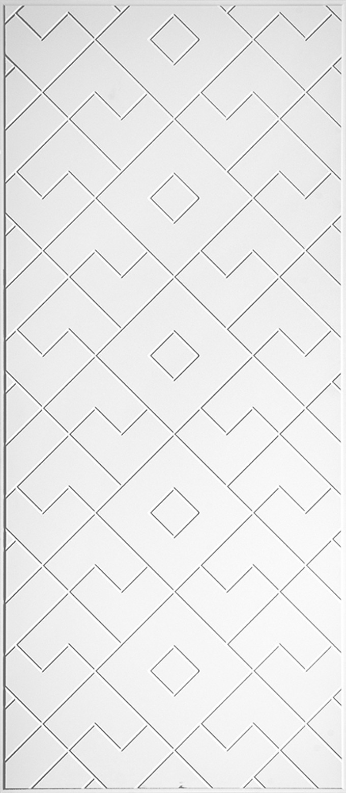 Панель Тифани цв. Софт бел 10 мм