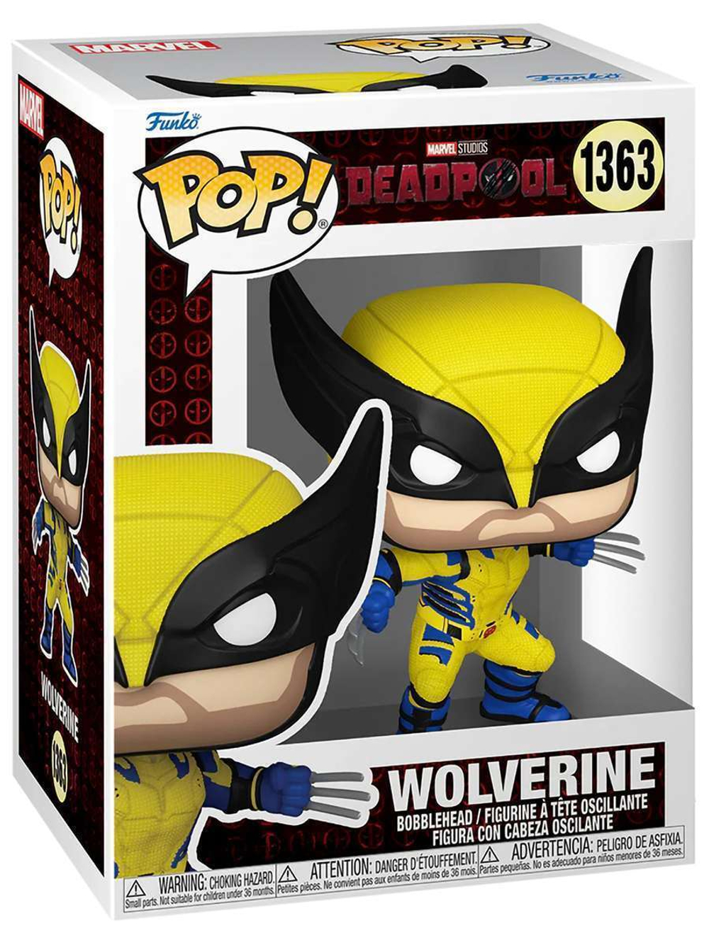 Фигурка Funko POP! Bobble Marvel Deadpool 3 Wolverine (1363) 79767
