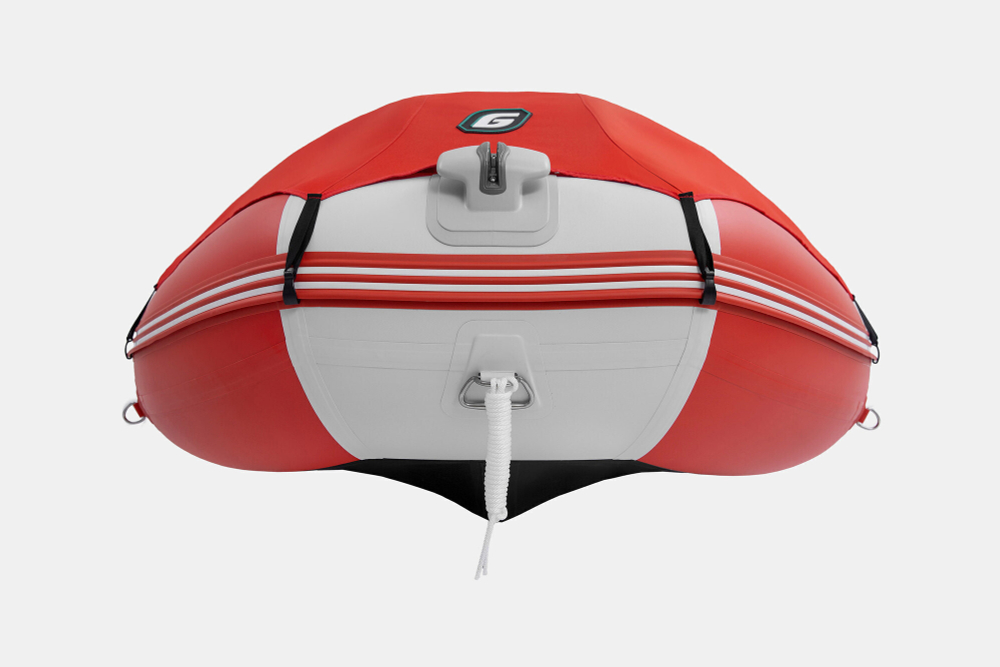 Надувная лодка GLADIATOR C370AL красно-белый