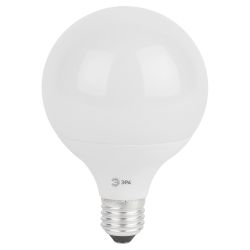 Лампа светодиодная ЭРА STD LED G95-15W-6000K-E27 15Вт шар холодный белый свет Е27 | Лампы cветодиодные Шар (G/P)