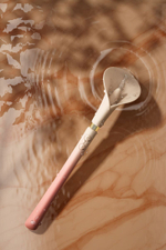 Розовый двусторонний вибромассажёр Calla (Цвет: розовый)