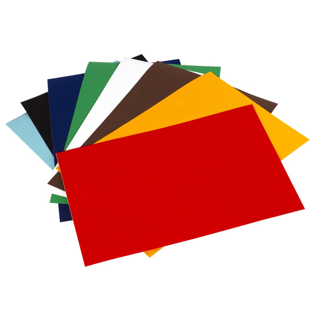 Бумага цветная Alingar, А4, бархатная, самоклеящаяся, 8 листов, 8 цветов, папка конгрев, глитер с европодвесом