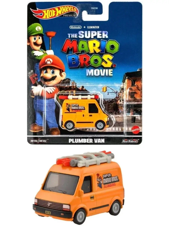 Машинка Хот Вилс Премиум Plumber Van DMC55 HKC19