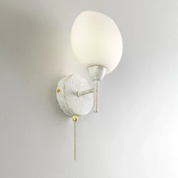 Citilux Флорида CL148310 Бра с выключателем Белое с патиной