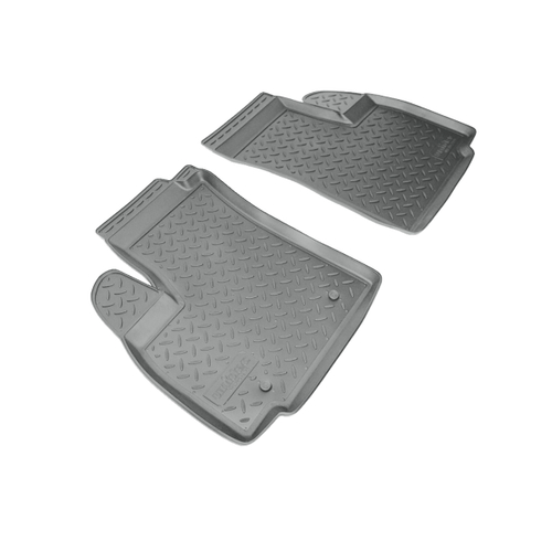 Ковры в салон Norplast/Unidec для Fiat Doblo (2001-), Серый, передние, арт.NPL-Po-21-41-G