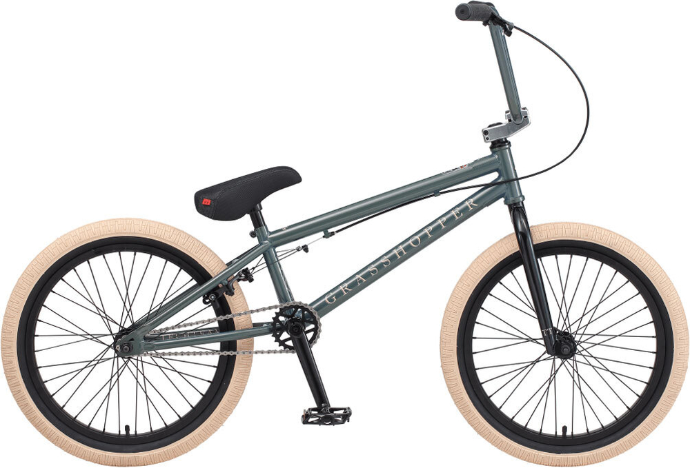 Велосипед TechTeam Grasshoper 20" серо-зеленый