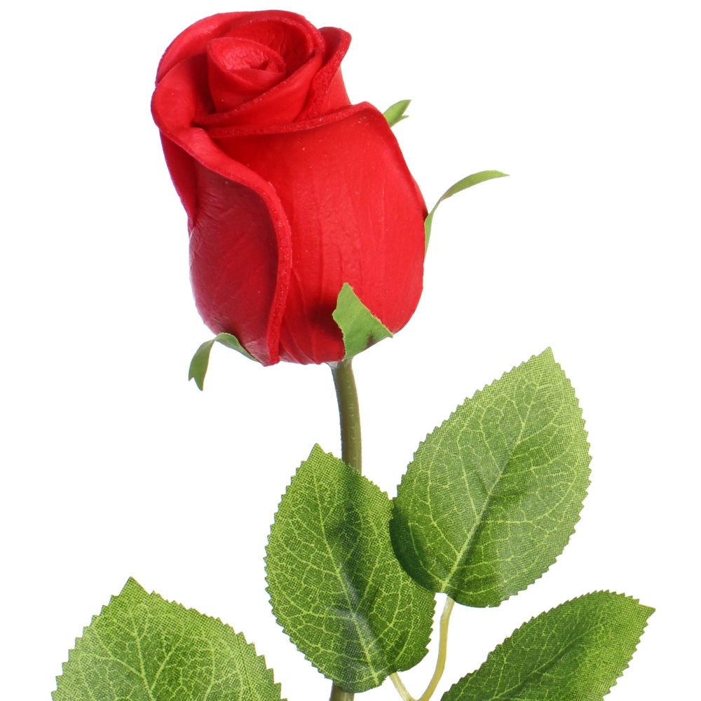 Цветок искусственный «Natur» 45см Роза красная