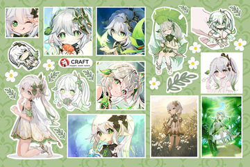 Стикерлист "Геншин импакт -  Нахида"