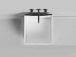 Раковина накладная Salini ARMONIA SQUARE 03 S-Sense 130513G 45 белая