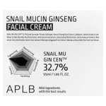 APLB, Крем для лица с муцином улитки и женьшенем, 55 мл (1,86 жидк. Унции)