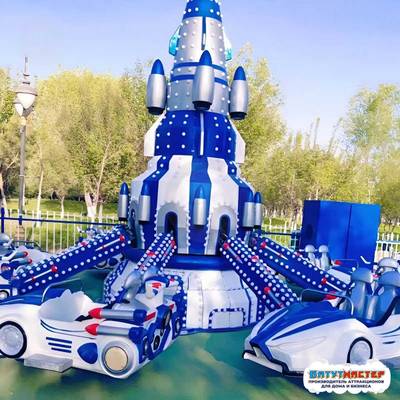 Летающая карусель «Космический Вальс» 8 кабинок, 16 мест, 11×11×7,8 м