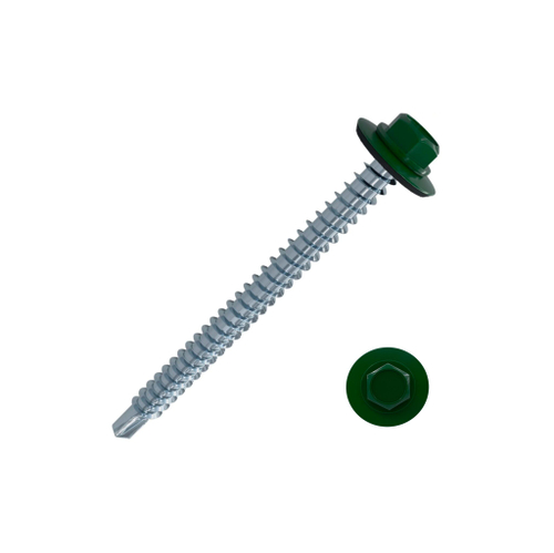Саморез кровельный RAL6005 4,8х51 зеленый мох 250шт/упак