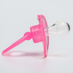 Пустышка силиконовая ортодонтическая с колпачком, от 0 мес., цвет розовый 2300148