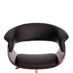 Кресло VIMTA  орех, кож/зам черный