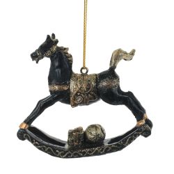 GAEM Украшение новогоднее "Лошадка-качалка", L8,5 W2 H7 см, 2в.