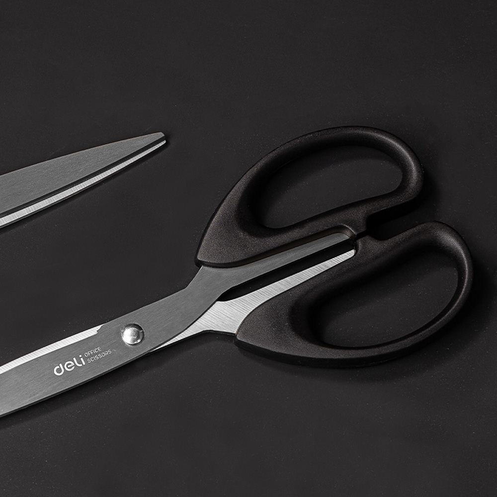 Ножницы DELI "M600", 170 мм, нержавеющая сталь, пластиковые ручки, ассорти