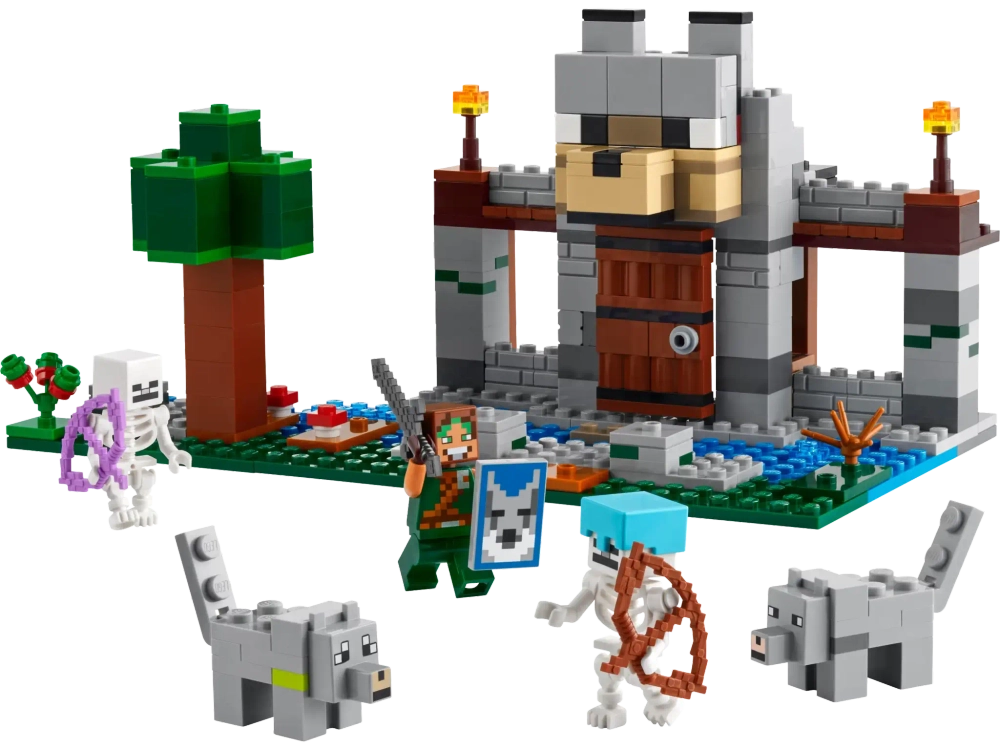 Конструктор LEGO Minecraft 21261 Волчья крепость