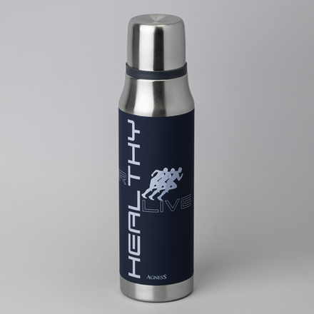 ТЕРМОС HEALTHY LIVE 1000 МЛ, КОЛБА НЕРЖ.СТАЛЬ 18/10