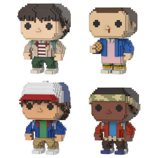 Фигурка Funko POP! 8-Bit Stranger Things Eleven w/Eggos/Mike/Dustin/Lucas (Exc) 4PK 63729