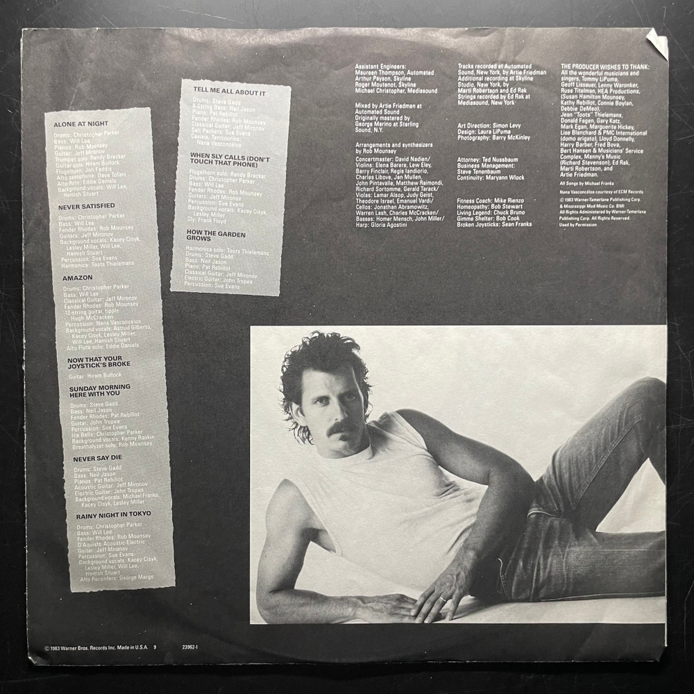 Michael Franks ‎– Passionfruit (США 1983г.)
