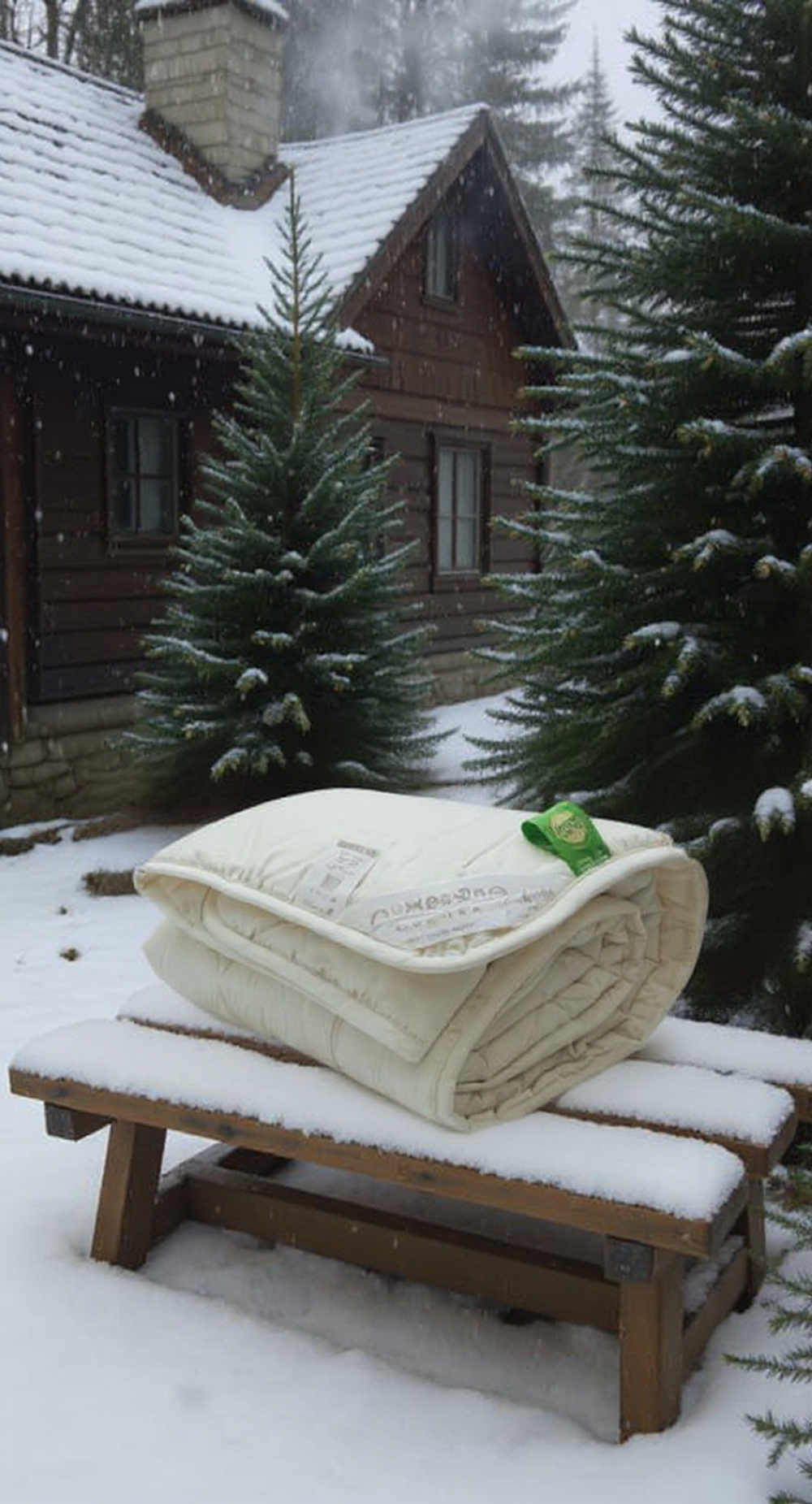 Одеяло ЛЕЖЕБОКА Овечка Люкс 172х205 из 100% овечьей шерсти со смотровым окном, 2943-172-3