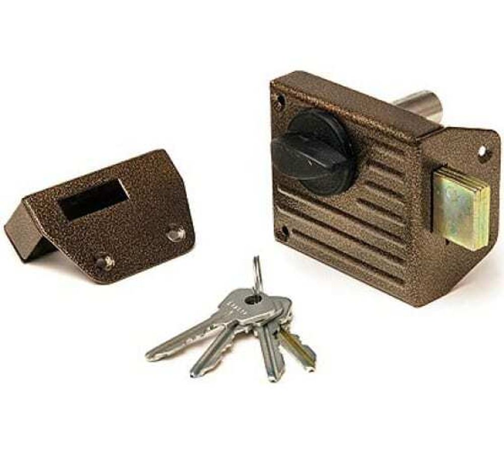 Замок накладной Зенит-ЗН-1-2.1 бронза 7275