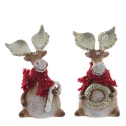 GAEM Фигурка декоративная "Олень", L6,5 W5,5 H19,5 см, 2в.