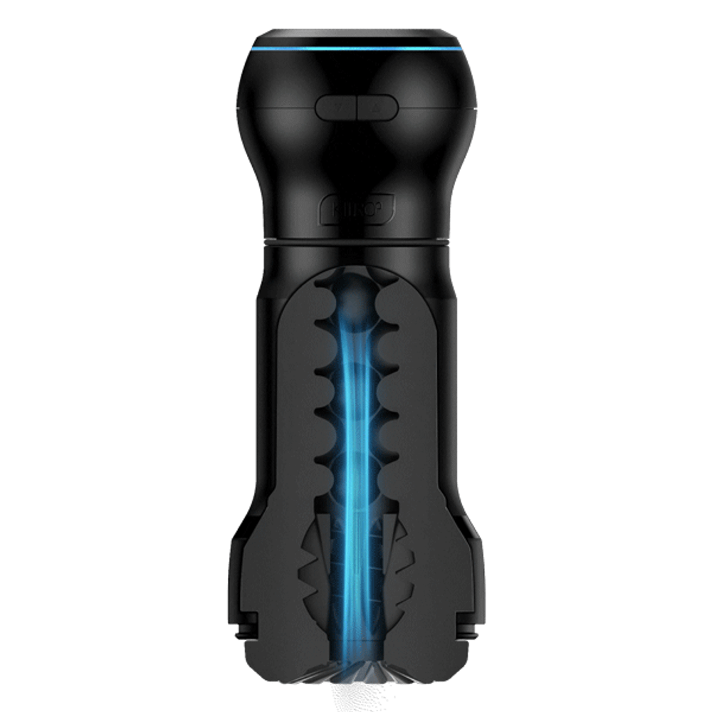 Компактный мастурбатор + интерактивная насадка Kiiroo Feel Pocket Stroker + Power Blow Combo Black