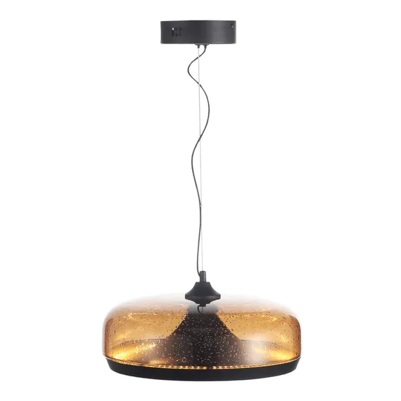 SL6014.603.01 Светильник подвесной ST-Luce Черный/Коричневый, с пузырьками LED 1*42W 3000K RIPPLE
