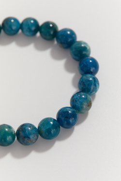 Браслет I AM AMBITIOUS из голубого апатита