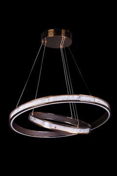 Подвесная люстра LED 115W 3000К/4000К/5500К LE7702/800-2K Gold золото Christine Leon