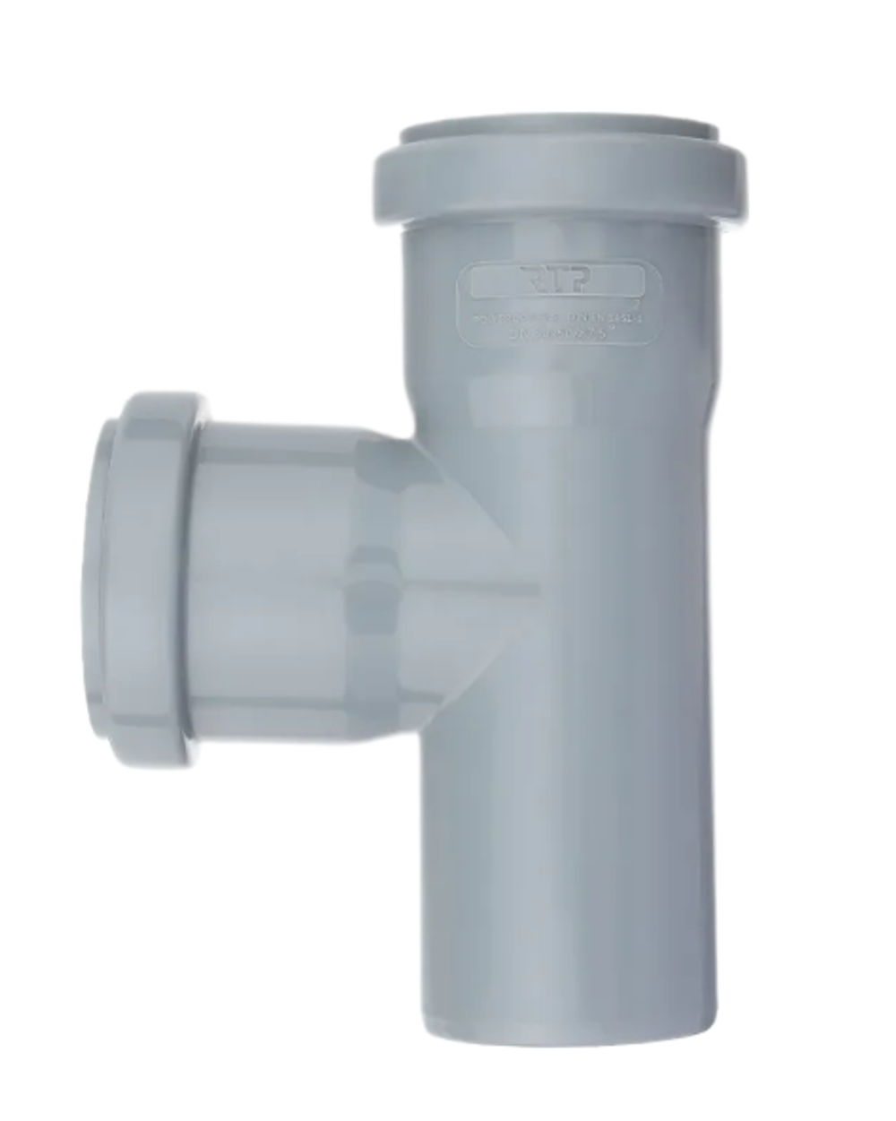 Тройник  ВК ПП 50/50х87, короб, серый,РТП (75/1)