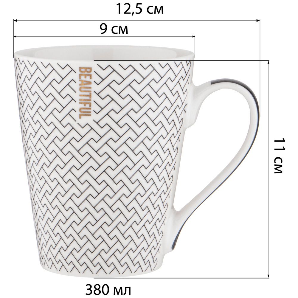 КРУЖКА LEFARD "CLASSIC" 380 МЛ (КОР=36)