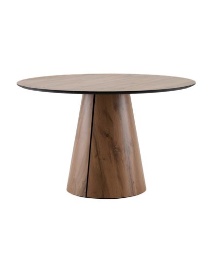 Стол круглый Стивенсон D120 столешница HPL дуб вотан