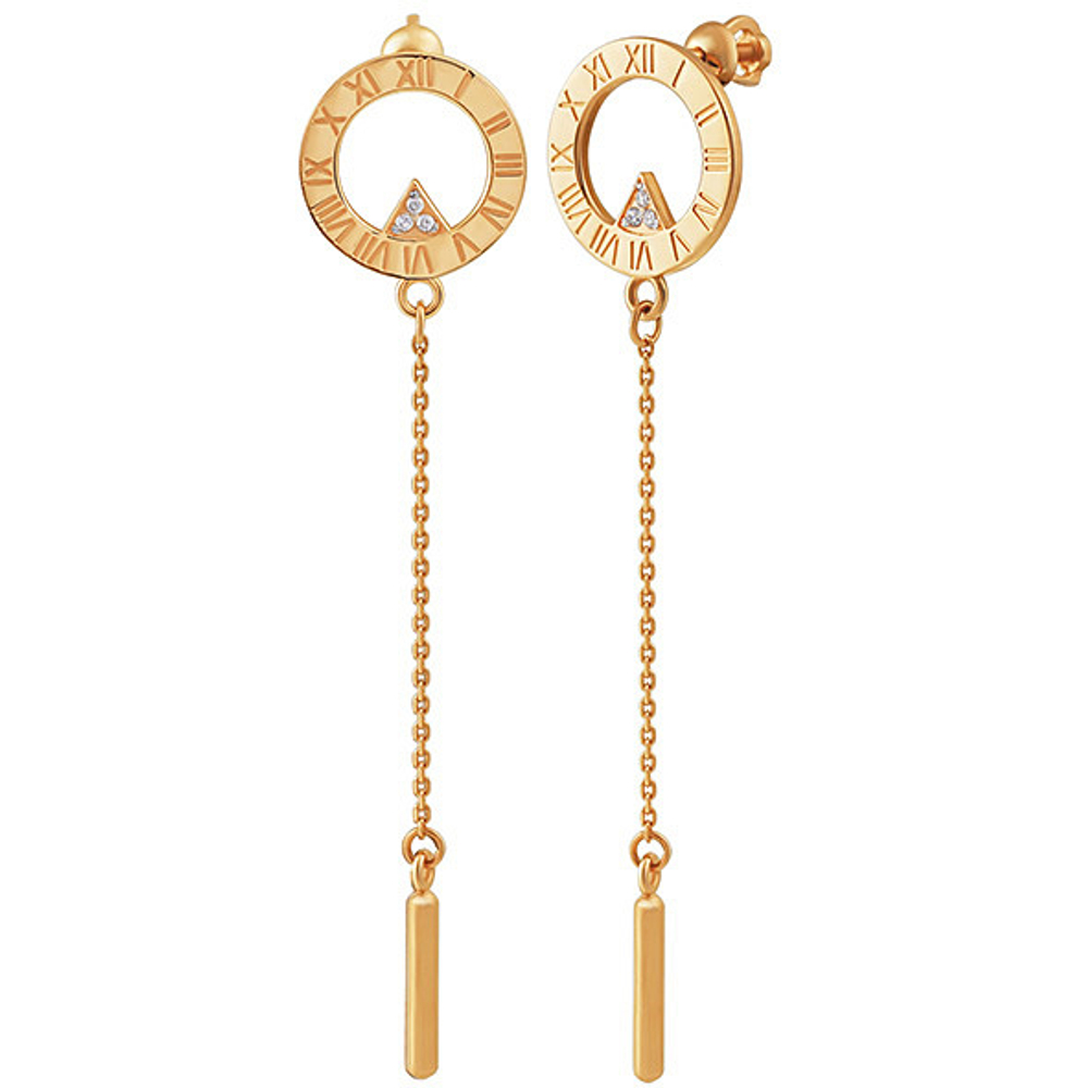 Серьги из золота 585 пробы