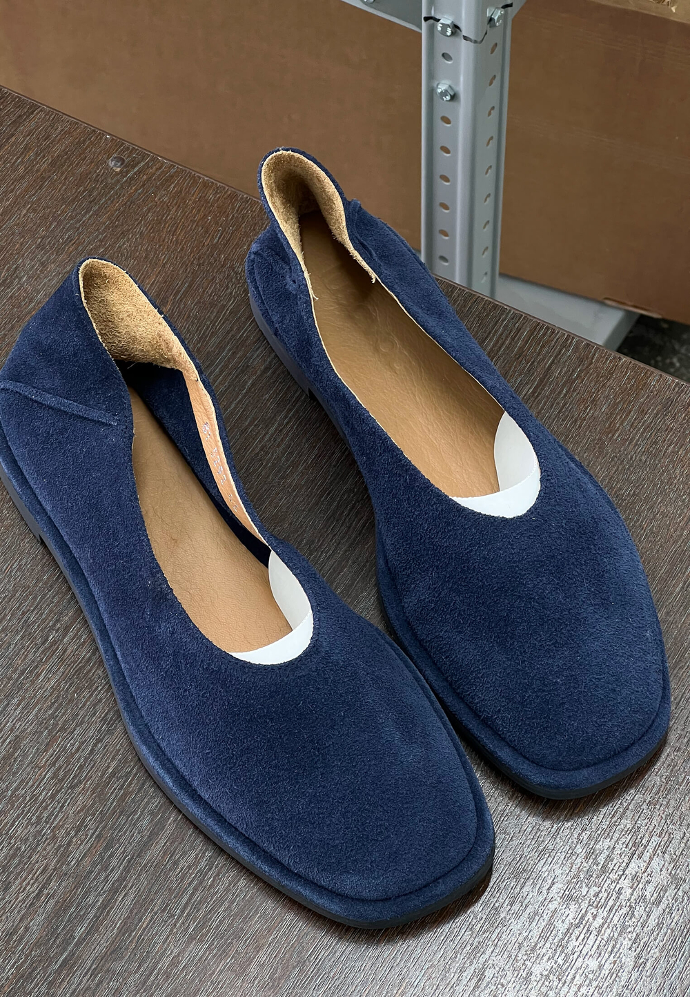 Балетки // Inky Blue // Suede