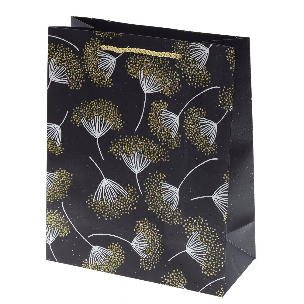 GAEM Пакет подарочный M (бумага 210г/м2, блок 12шт), L26 W12 H32 см, 4в.