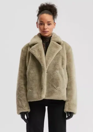 Куртка с меховой отделкой QS