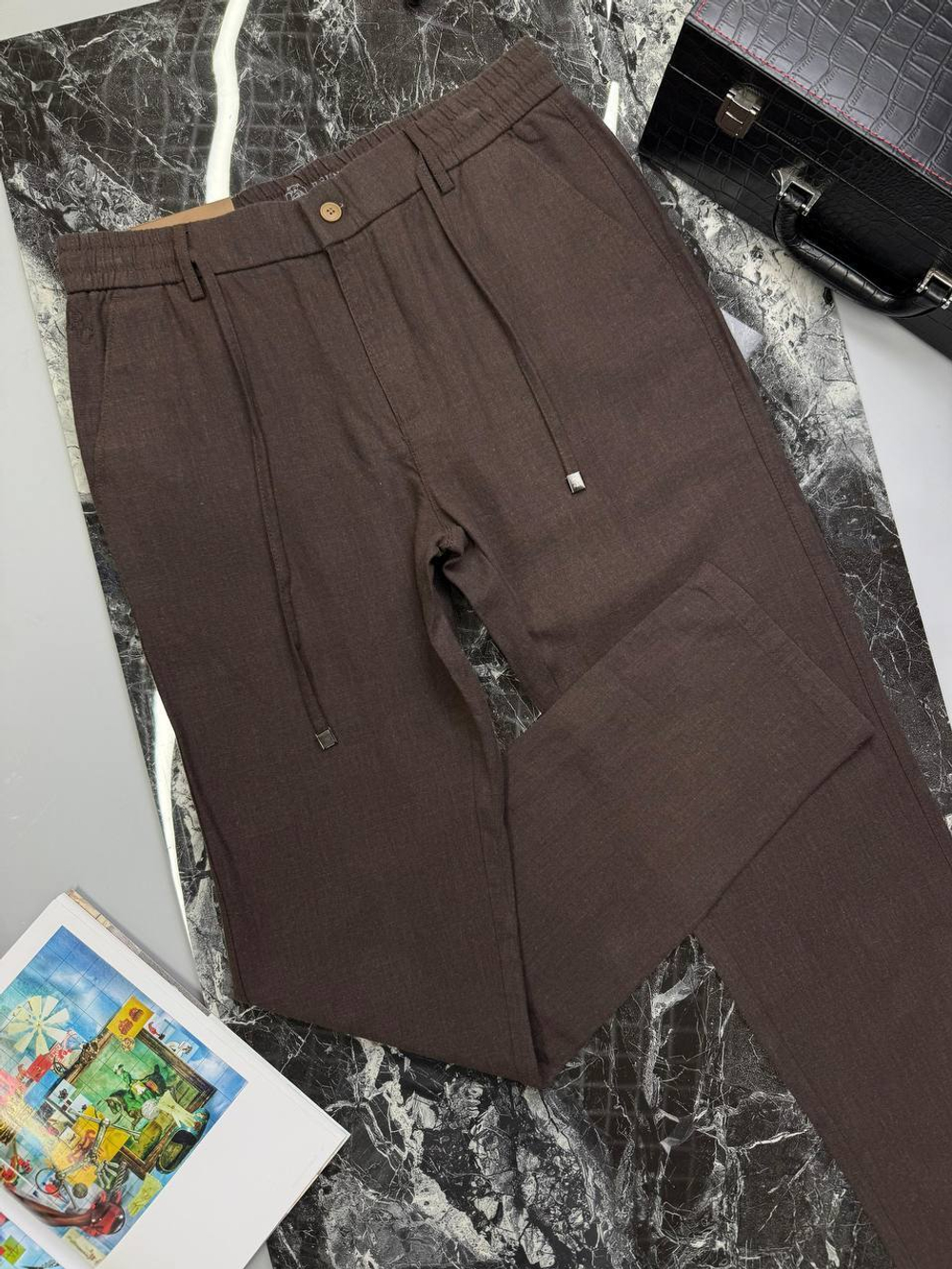 Льняные брюки Brunello Cucinelli
