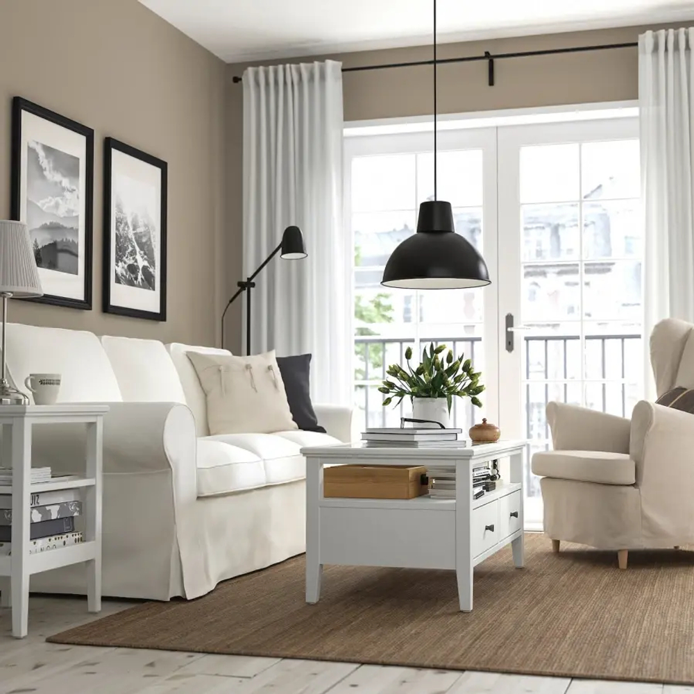 Журнальный стол - IKEA IDANÄS/IDANAS/ИДАНЭС/ИДАНАС ИКЕА , 107x55 см, белый